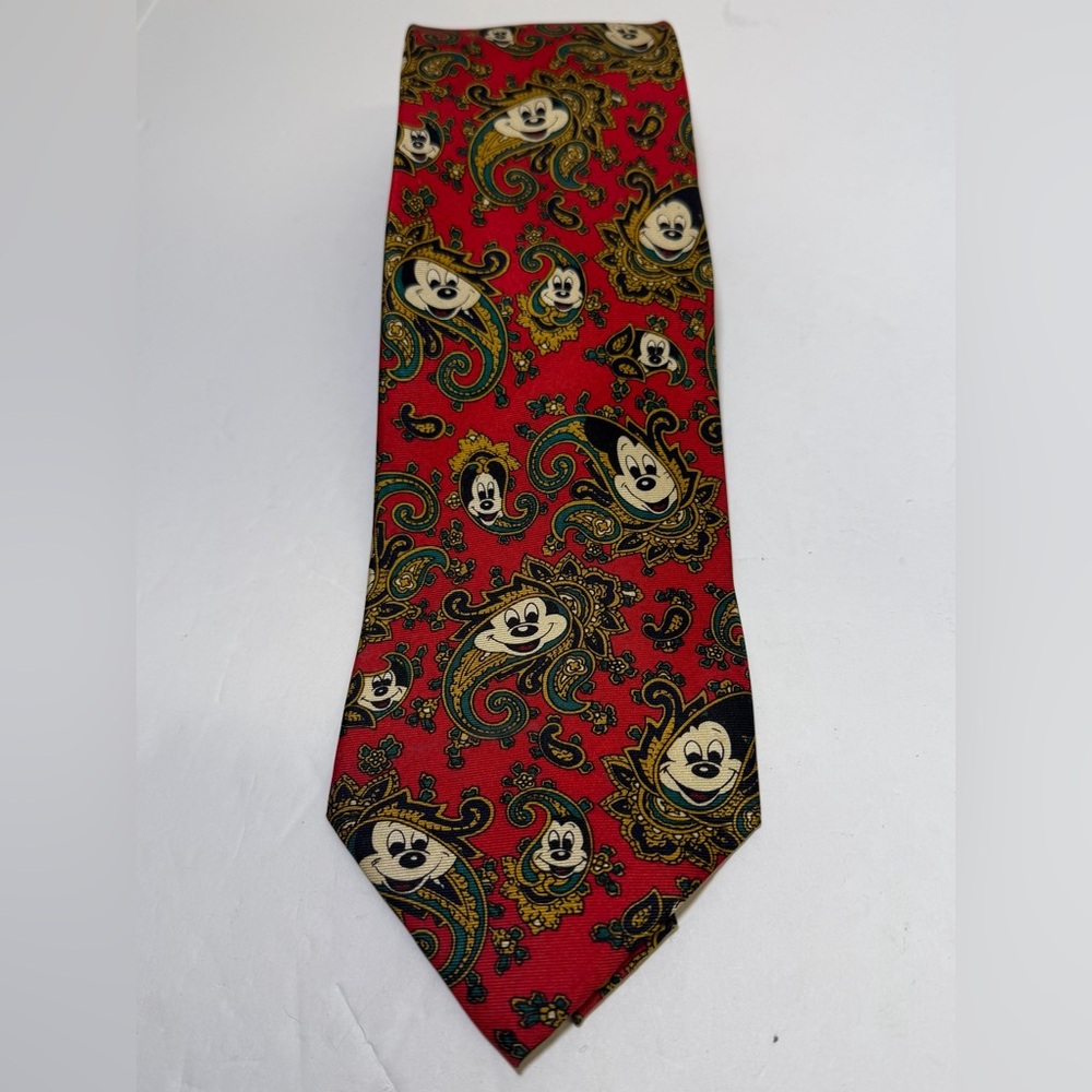 Balancine The Tie‎ Works Disney Mickey Mouse Tie - Vintage - 100% Silk